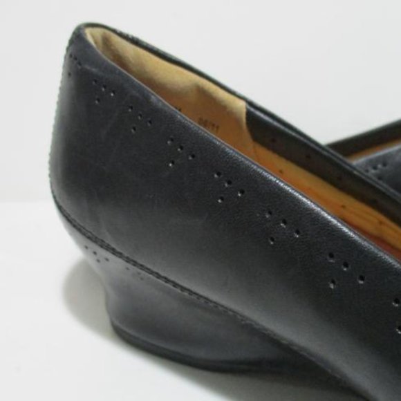 *Clarks Black Unstructured Midnight Blue Slip-On - Picture 8 of 9